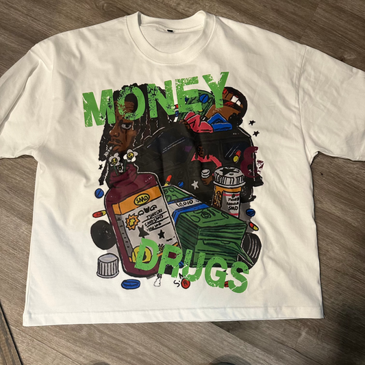 Cropped MONEY & DRUGS Shirt